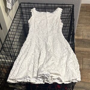 City Studio White Lace Dress